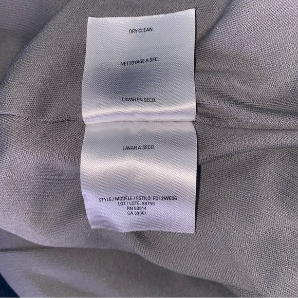 T Tahari Knot Sleeveless Fit And Flare Gray Dress Size 4 - Picture 3 of 6